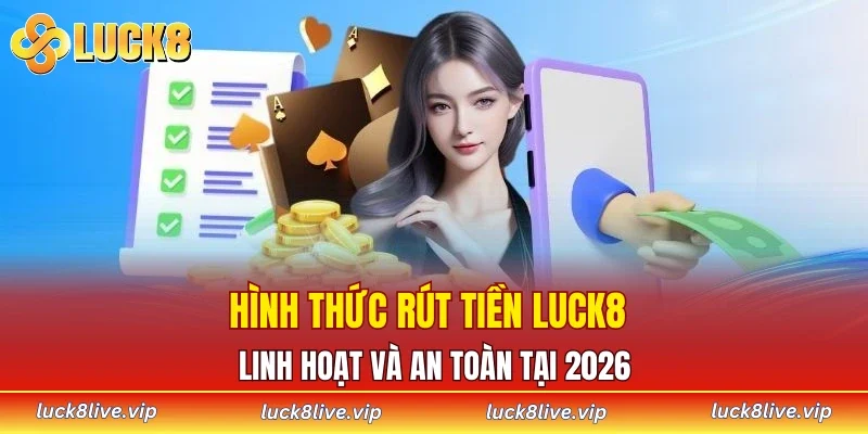 Hình thức rút tiền LUCK8 linh hoạt, an toàn tại 2026